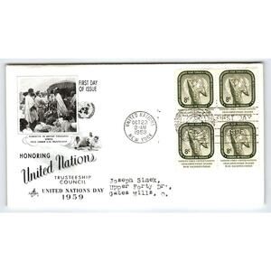 Scott #1279 1959 United Nations Trusteeship Council First Day Cover FDC Artcraft
